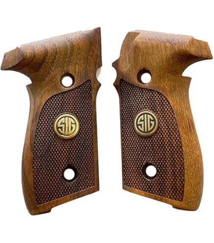 Amazon.com : Deep grips Brand P226 Walnut Wood Grip : Sports